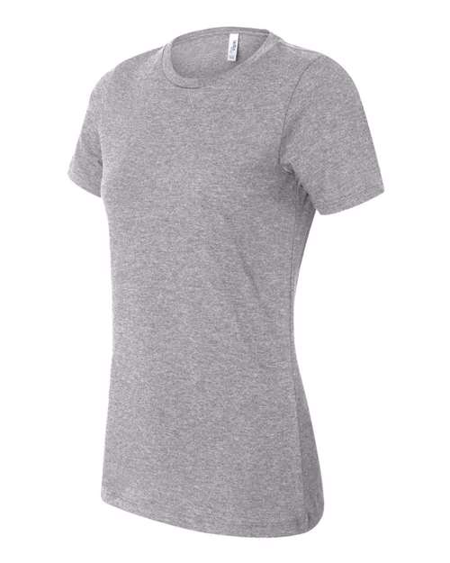 BELLA + CANVAS 6400CVC, Women’s Relaxed Fit Heather Cvc Tee, Athletic Heather