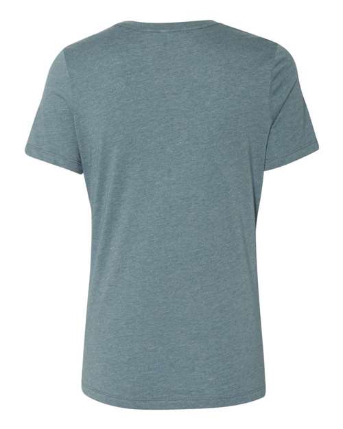BELLA + CANVAS 6400CVC, Women’s Relaxed Fit Heather Cvc Tee, Heather Slate