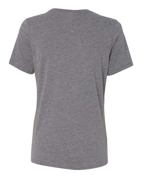 BELLA + CANVAS 6413, Women’s Relaxed Fit Triblend Tee, Grey Triblend