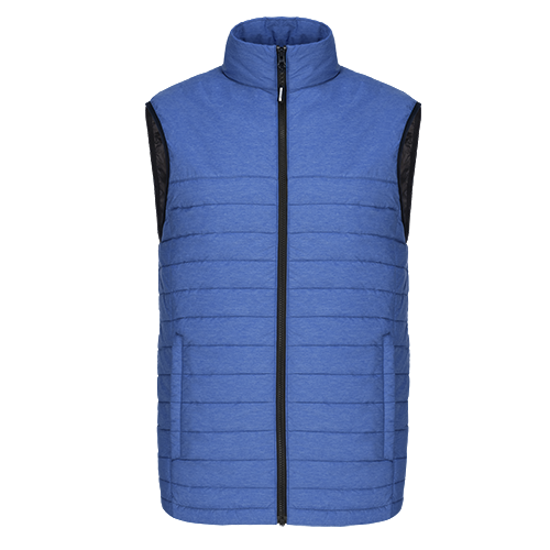 L00935 - Inuvik - Men's Puffy Vest Blue Heather 935 adult mens Muskoka Trail