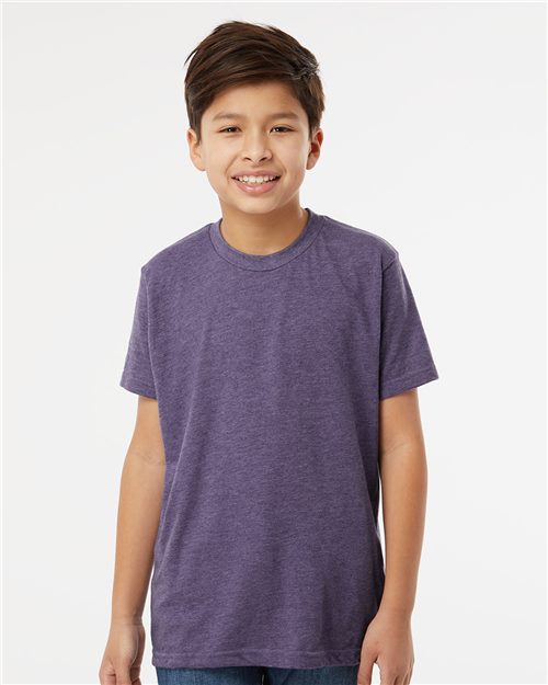 Youth Deluxe Blend T-Shirt - - 9425 00942 3544 6-6.9 oz Back to School 2025 CA Blends Cotton - Ringspun Crewneck Fall Style Guide 2024 CA M&O No Visible Logos Polyester - Over 50% Regular (5-6 oz) Short Sleeves Side Seams T-Shirts T-Shirts - Premium The Edit Styles we're loving CA Tops Youth Youth Summer Styles