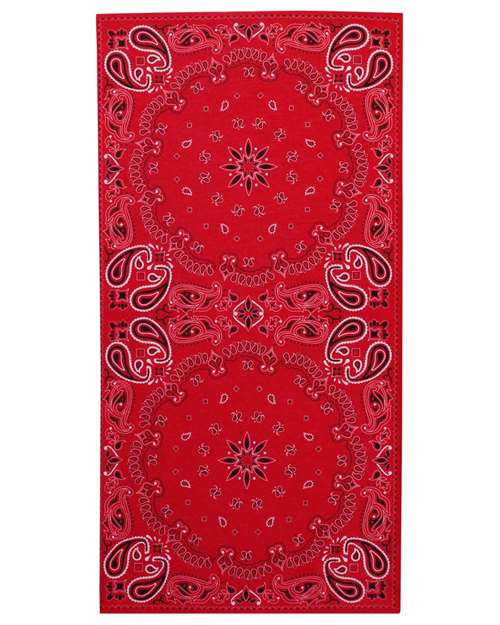 ValuMask Gaiter - - 9805 Red Paisley One Size 94295 Accessories Adult Face Coverings Festival Season Gaiters Masks Mens & Unisex Personal Protection Polyester Polyester - 100% Polyester - Over 50% Safety School & Team Tubular Valucap VC20 Workwear