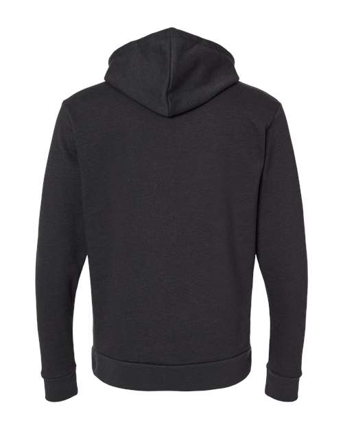 Next Level 9302, Unisex Malibu Hoodie Sweatshirt, Heather Black