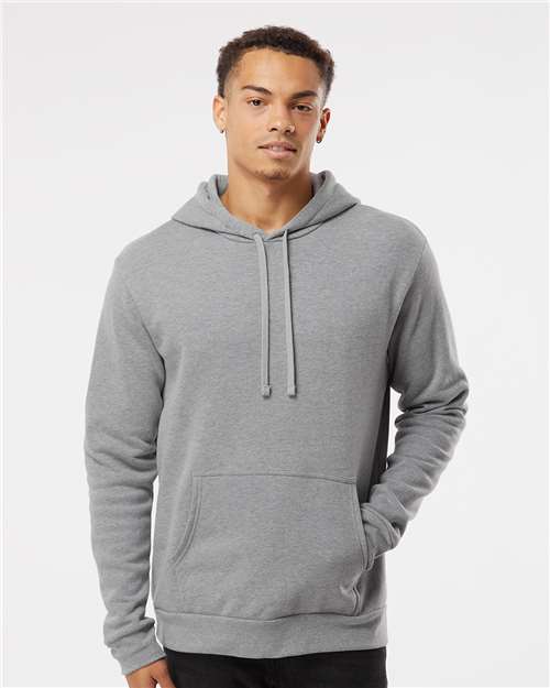 Next Level 9302, Unisex Malibu Hoodie Sweatshirt, Heather Grey
