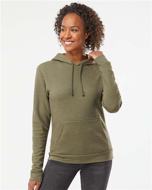 Next Level 9302, Unisex Malibu Hoodie Sweatshirt, Heather Military Green