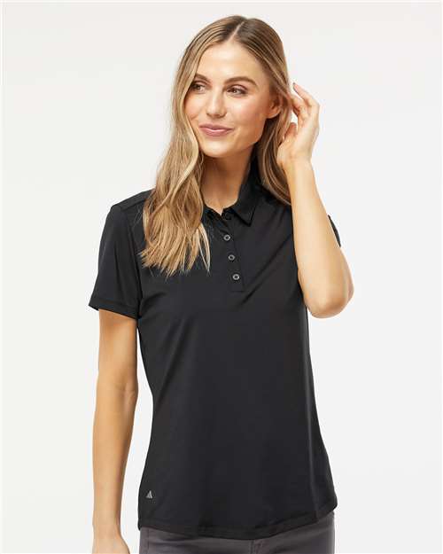 Adidas A515, Women's Ultimate365 Solid Polo, Black
