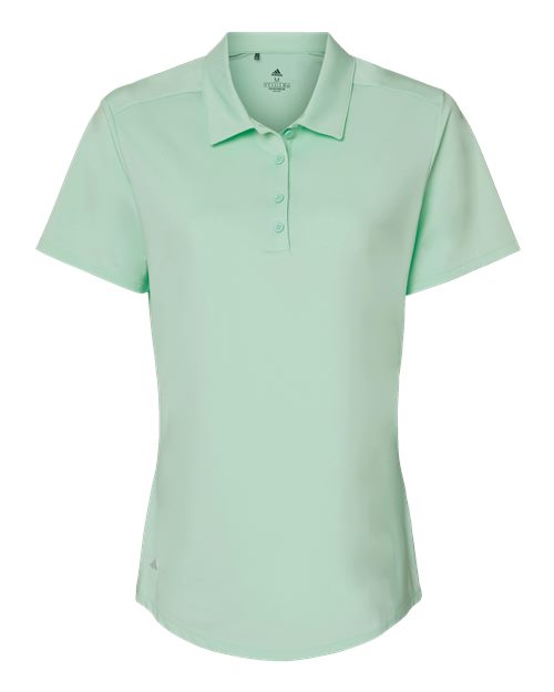 Adidas A515, Women's Ultimate365 Solid Polo, Clear Mint