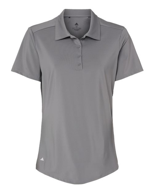 Adidas A515, Women's Ultimate365 Solid Polo, Grey Three
