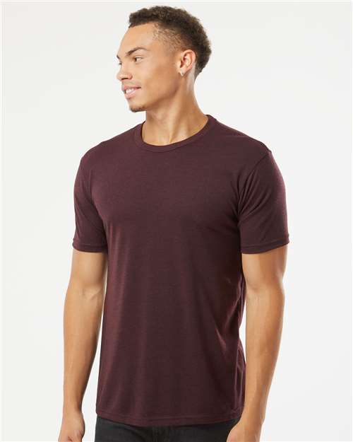 Next Level 6010, Unisex Triblend Tee, Cardinal Black