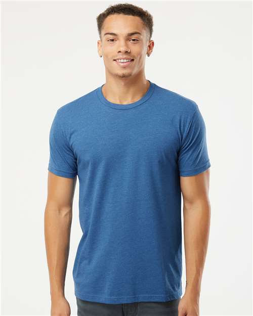 Next Level 6210, Unisex Cvc Tee, Heather Cool Blue