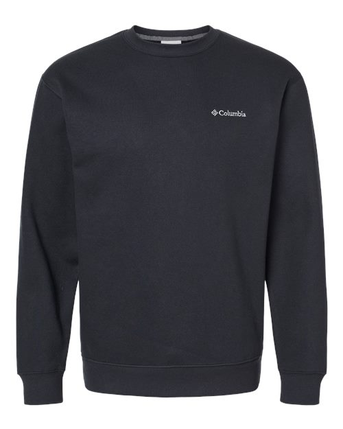 Columbia 141160, Men's Hart Mountain Ii Crewneck Sweatshirt, Black