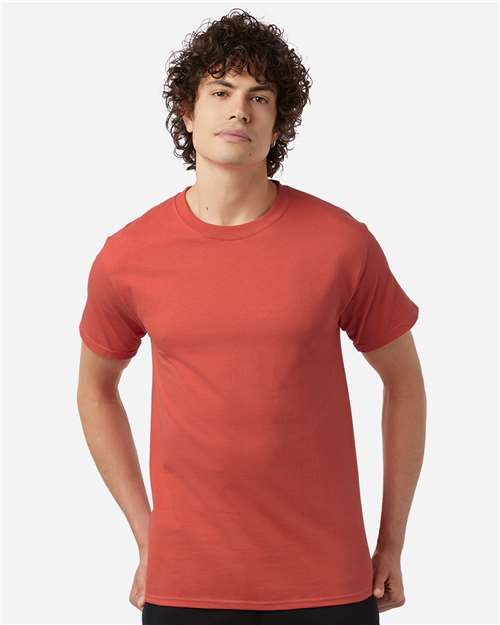 Champion T425, Unisex Classic T-shirt, Red River Clay