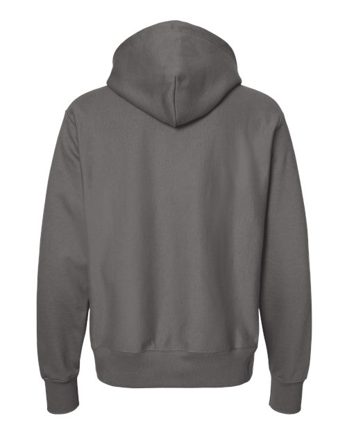 Champion S101, Unisex Reverse Weave Hooded Sweatshirt, Stone Grey