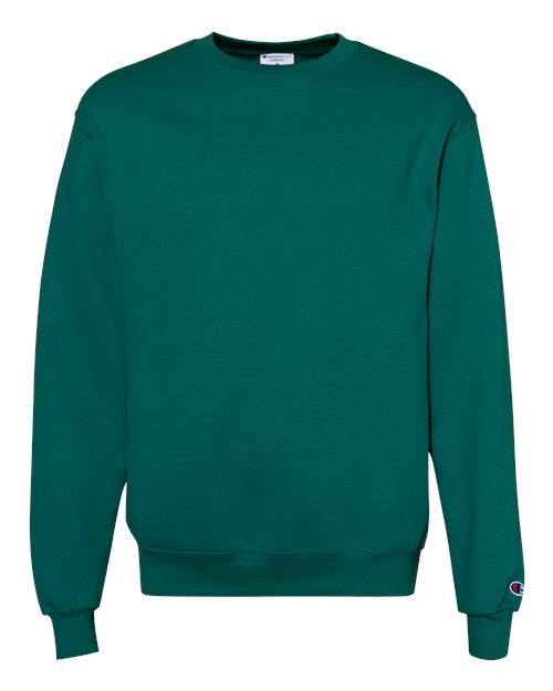 Champion S600, Unisex Powerblend Crewneck Sweatshirt, Emerald Green