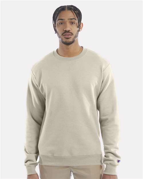 Champion S600, Unisex Powerblend Crewneck Sweatshirt, Sand