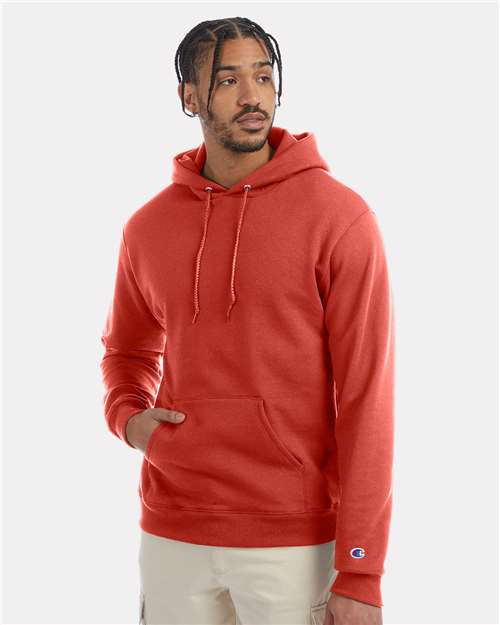 Unisex Powerblend® Hooded Sweatshirt - Red River Clay - - 1757