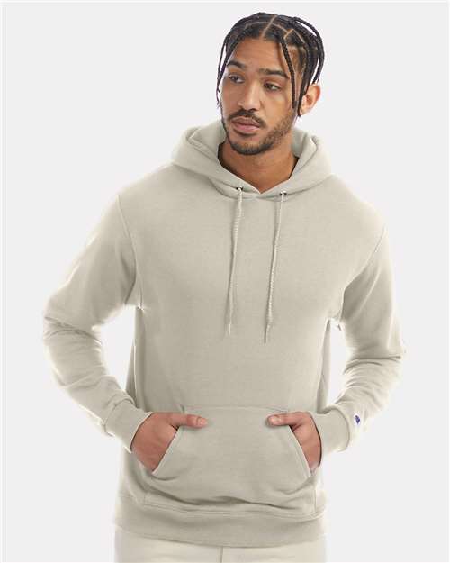 Unisex Powerblend® Hooded Sweatshirt - Sand - - 1757