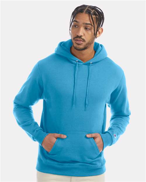 Unisex Powerblend® Hooded Sweatshirt - Blue Lagoon - - 1757