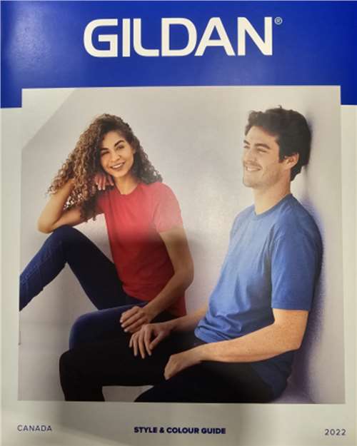 Canada Color Charts - - 9643 Color Gildan 2022 One Size 41293 CA Color C Catalogs Office Use