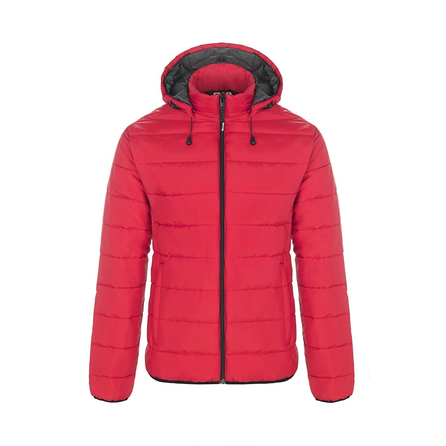 L00981 - Glacial - Ladies Puffy Jacket With Detachable Hood Red 981 CX2 Ladies team Women