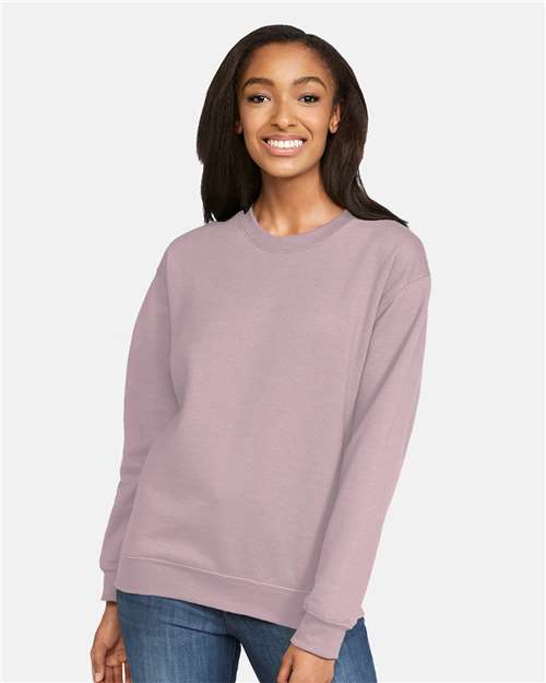 Gildan SF000 Unisex Softstyle® Midweight Crewneck Sweatshirt Paragon Cotton Cotton-Poly Blend Crewneck Fleece Midweight Moisture-Wicking Outerwear Polyester Regular Fit Spandex Sport / Athletic Super Heavyweight Sweatshirts & Fleece Tear-Away Label Tops Womens Womens Tops