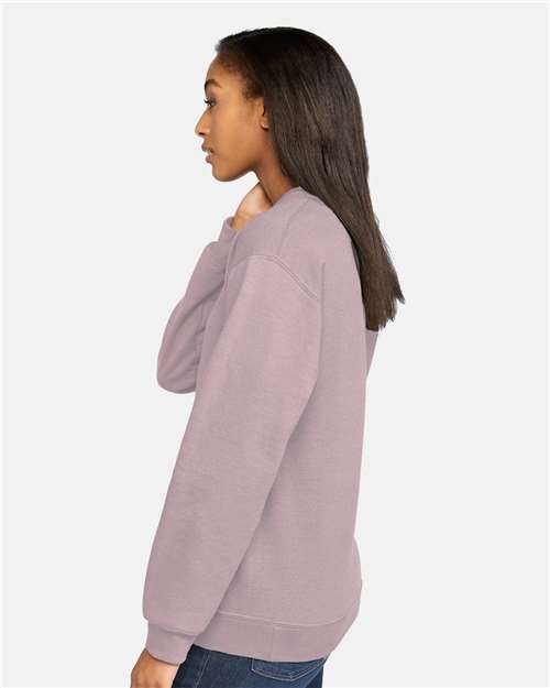 Gildan SF000 Unisex Softstyle® Midweight Crewneck Sweatshirt Cotton Cotton-Poly Blend Crewneck Fleece Midweight Moisture-Wicking Outerwear Polyester Regular Fit Spandex Sport / Athletic Super Heavyweight Sweatshirts & Fleece Tear-Away Label Tops Womens Womens Tops