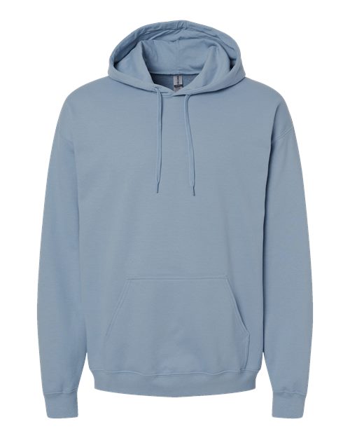 Gildan SF500, Unisex Softstyle Midweight Hooded Sweatshirt, Stone Blue