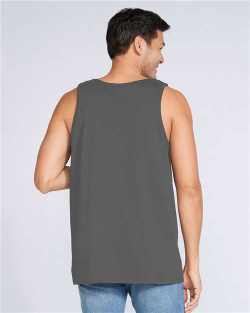 Gildan 64200, Unisex Softstyle Tank Top, Charcoal