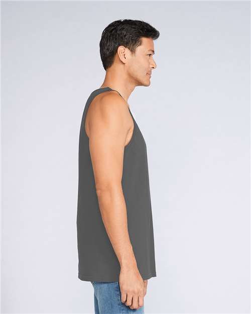 Gildan 64200, Unisex Softstyle Tank Top, Charcoal