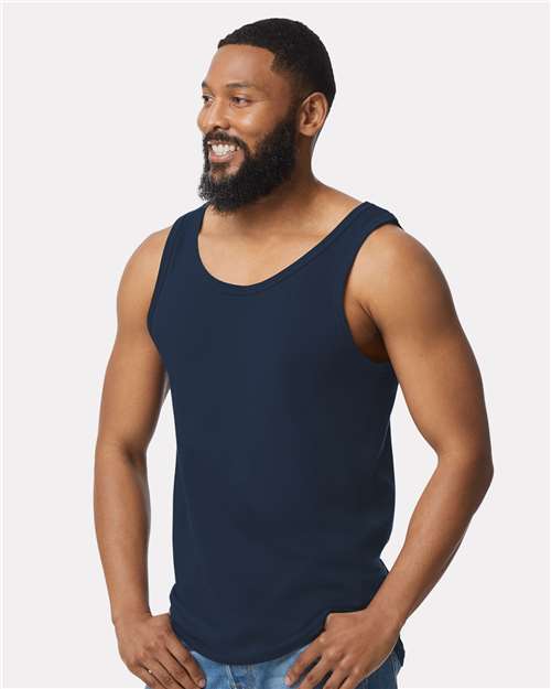 Gildan 64200, Unisex Softstyle Tank Top, Navy