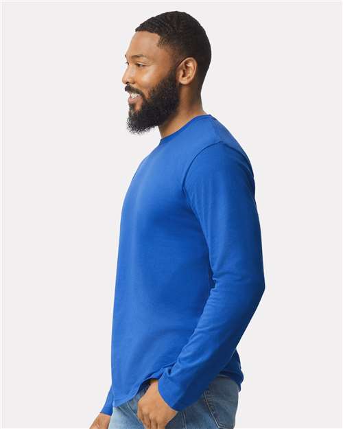 Gildan 64400, Unisex Softstyle Long Sleeve T-shirt, Royal
