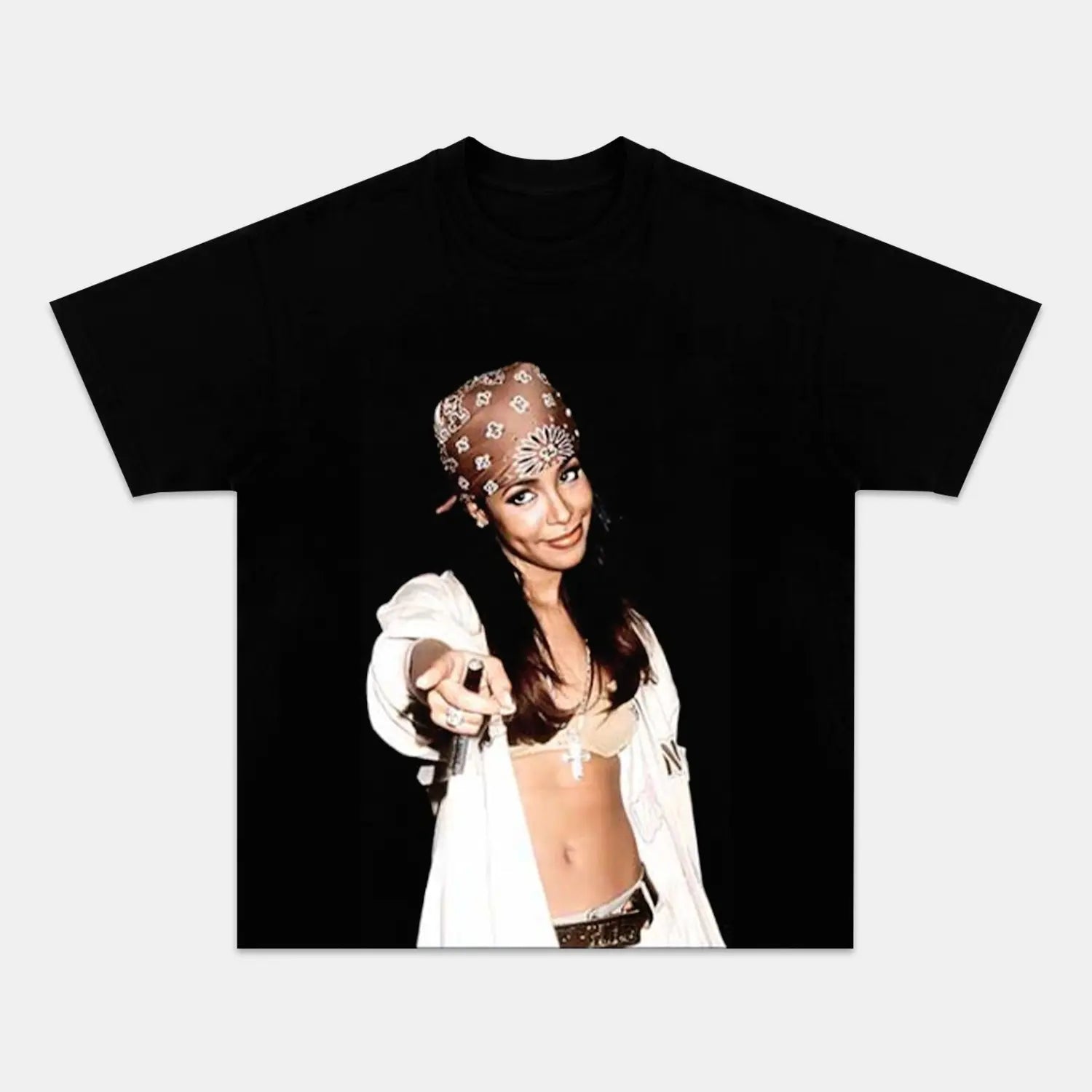 AALIYAH VINTAGE TEE MUSIC