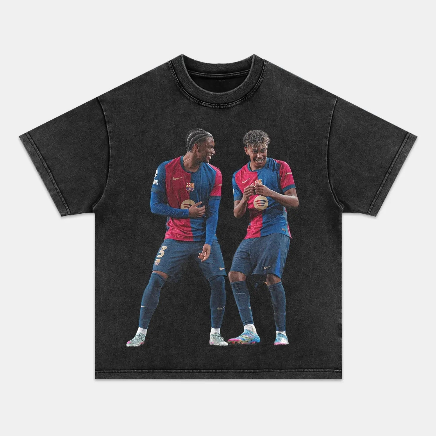 Premium ALEJANDRO BALDE & LAMINE YAMAL TEE | Custom Embroidery Available - Fast Turnaround PEPPER TEE SOCCER SPORT