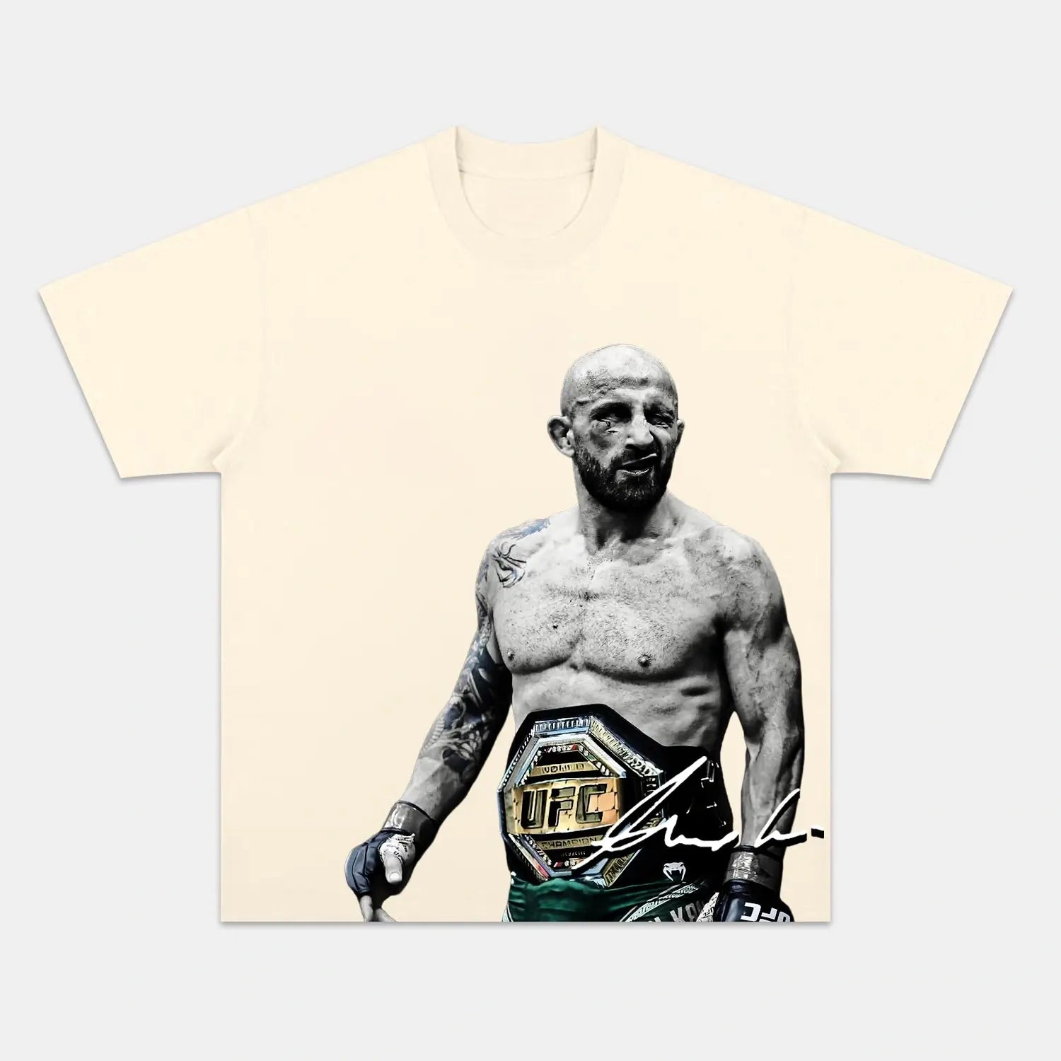 ALEXANDER VOLKANOVSKI TEE - Toronto Embroidery boxing bulk orders custom decoration custom embroidery custom shirts custom t-shirts durable embroidered shirts embroidery service fast turnaround fighters long lasting premium quality professional embroidery professional grade sport tee shirts toronto embroidery trvibe apparel