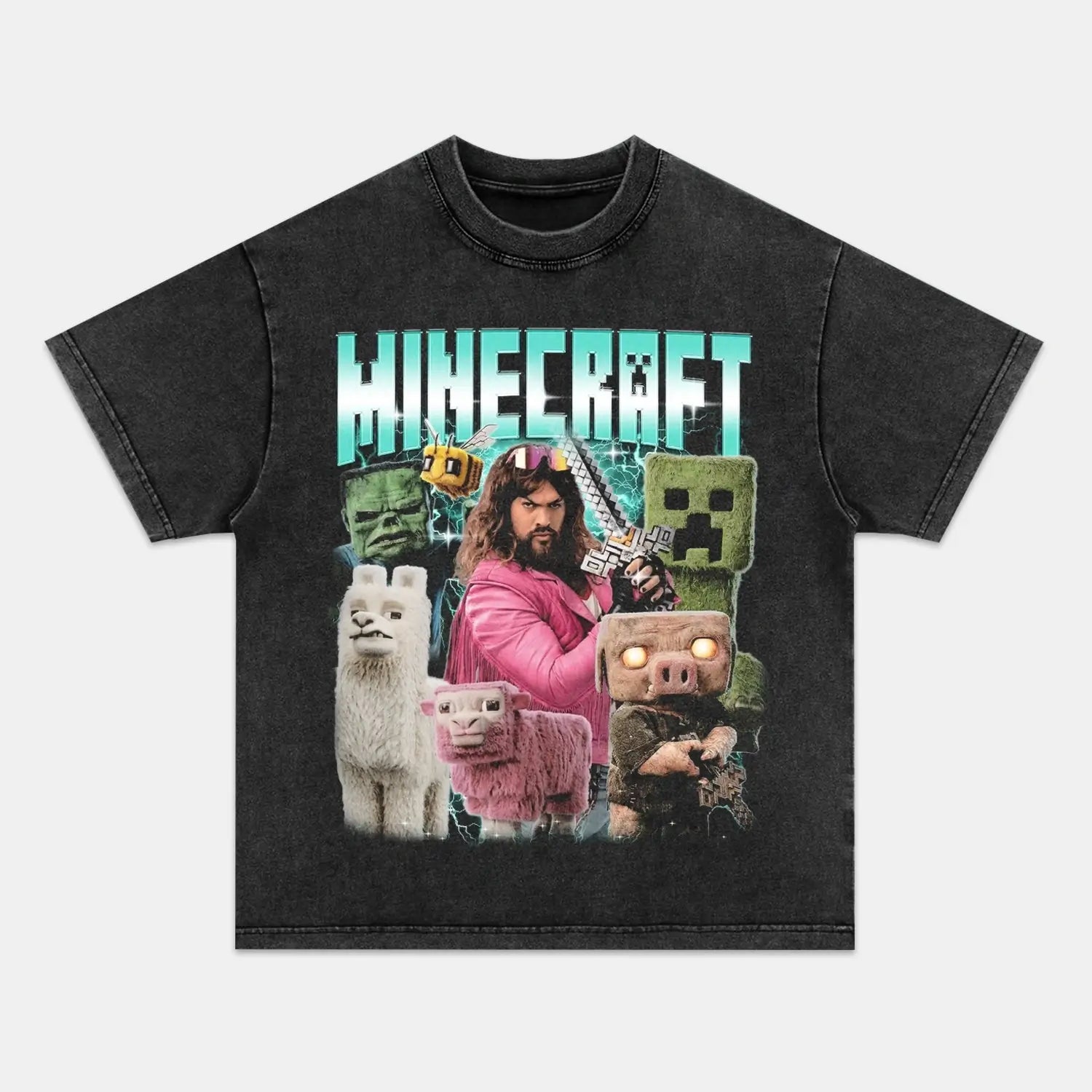 A MINECRAFT MOVIE V3 TEE GAMES