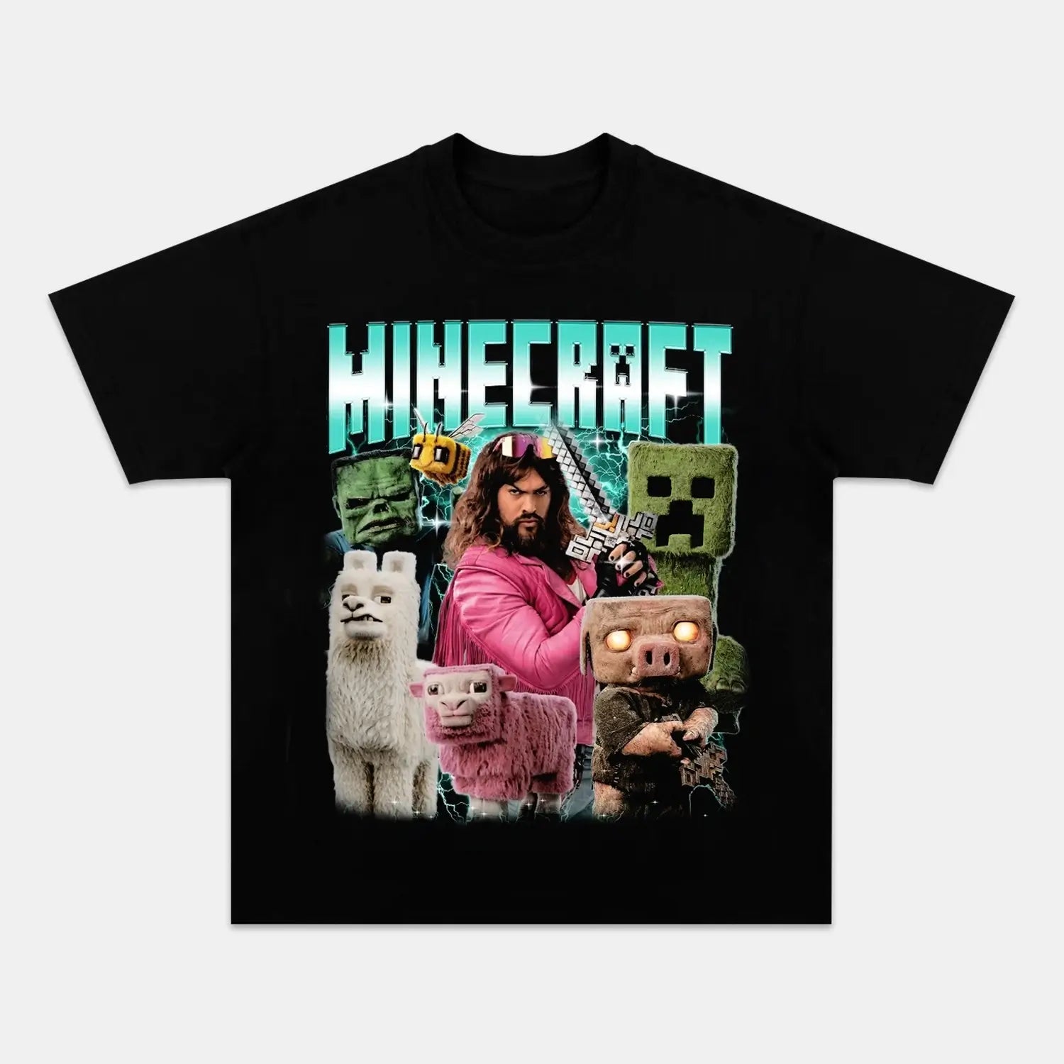 A MINECRAFT MOVIE V3 TEE GAMES