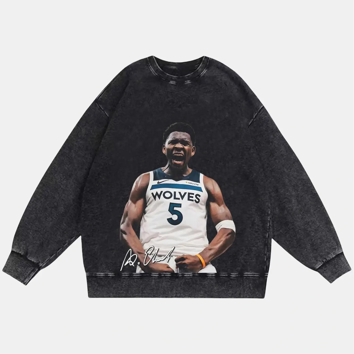 ANTHONY EDWARDS VINTAGE CLOTHES 6.0 - Toronto Embroidery basketball bulk orders custom decoration custom embroidery durable embroidery service fast turnaround long lasting nba premium quality professional embroidery professional grade sport toronto embroidery trvibe apparel