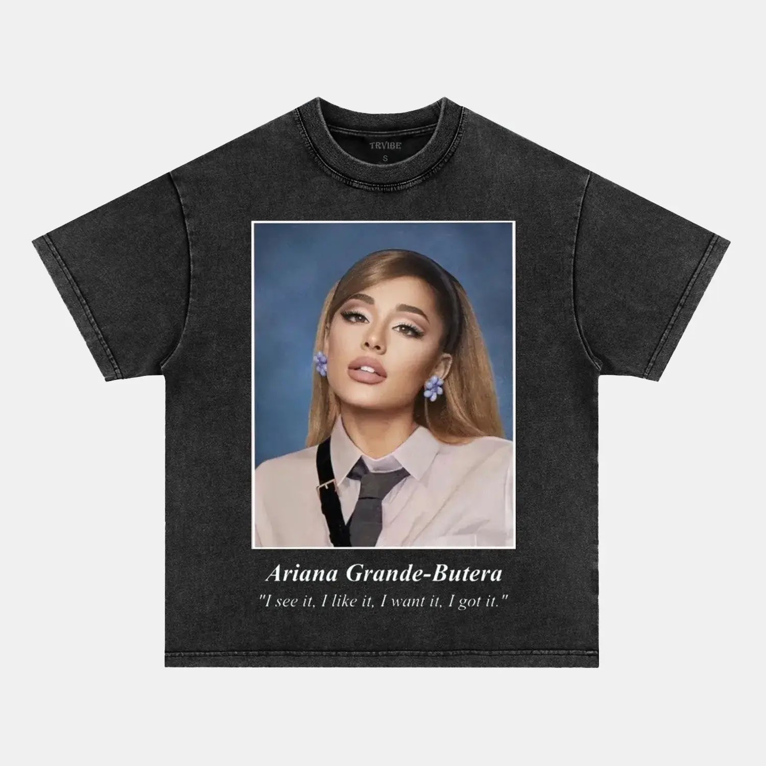 ARIANA GRANDE SCHOOL TEE - Toronto Embroidery bulk orders custom decoration custom embroidery custom shirts custom t-shirts durable embroidered shirts embroidery service fast turnaround long lasting music premium quality professional embroidery professional grade tee shirts toronto embroidery trvibe apparel