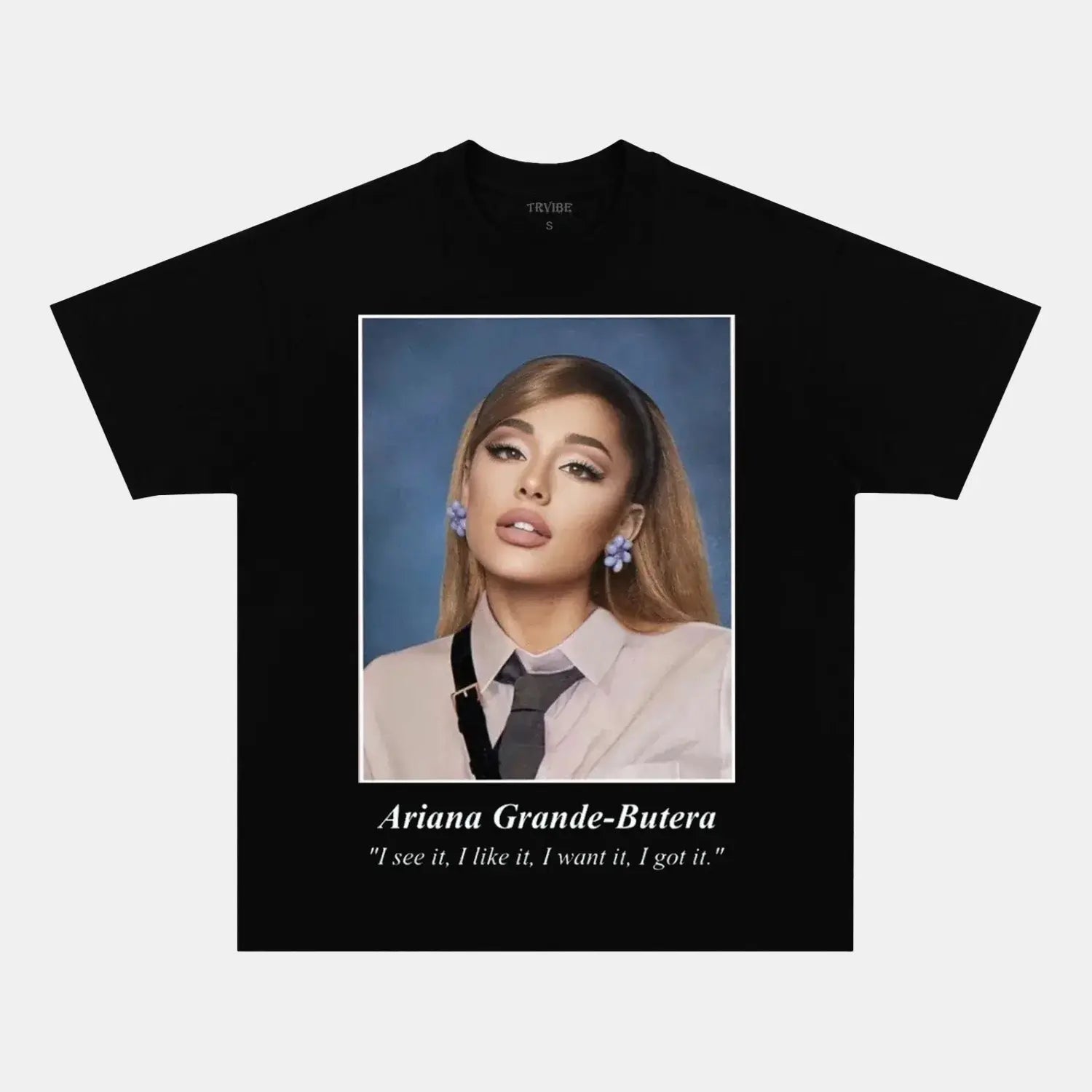 ARIANA GRANDE SCHOOL TEE - Toronto Embroidery bulk orders custom decoration custom embroidery custom shirts custom t-shirts durable embroidered shirts embroidery service fast turnaround long lasting music premium quality professional embroidery professional grade tee shirts toronto embroidery trvibe apparel