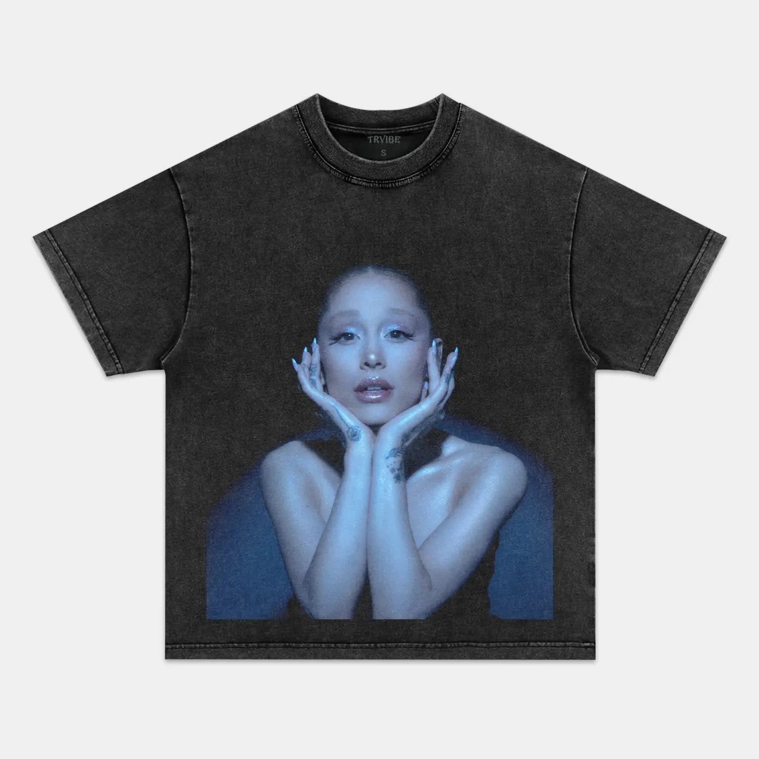 ARIANA GRANDE TEE - Toronto Embroidery bulk orders custom decoration custom embroidery custom shirts custom t-shirts durable embroidered shirts embroidery service fast turnaround hip hop long lasting music premium quality professional embroidery professional grade tee shirts toronto embroidery trvibe apparel