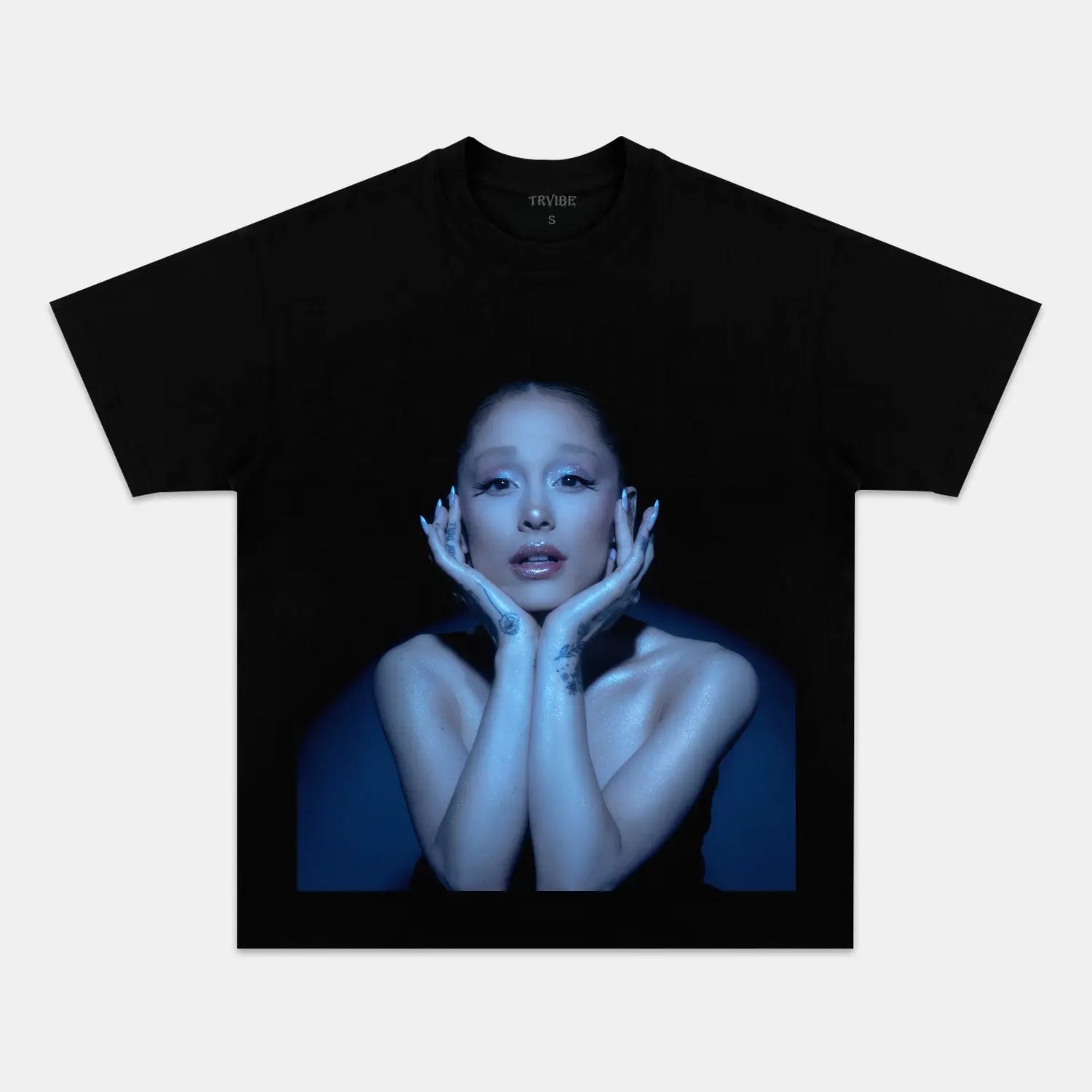 ARIANA GRANDE TEE - Toronto Embroidery bulk orders custom decoration custom embroidery custom shirts custom t-shirts durable embroidered shirts embroidery service fast turnaround hip hop long lasting music premium quality professional embroidery professional grade tee shirts toronto embroidery trvibe apparel