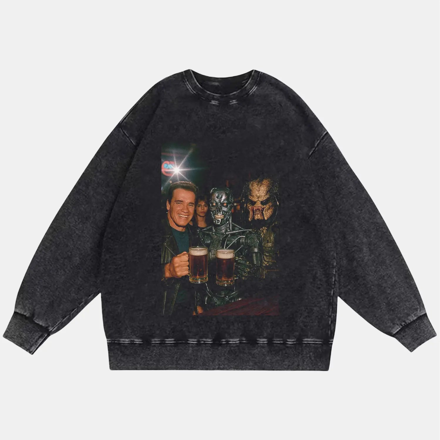 ARNIE & PREDATOR & T-800 VINTAGE CLOTHES FUNNY HUMOR