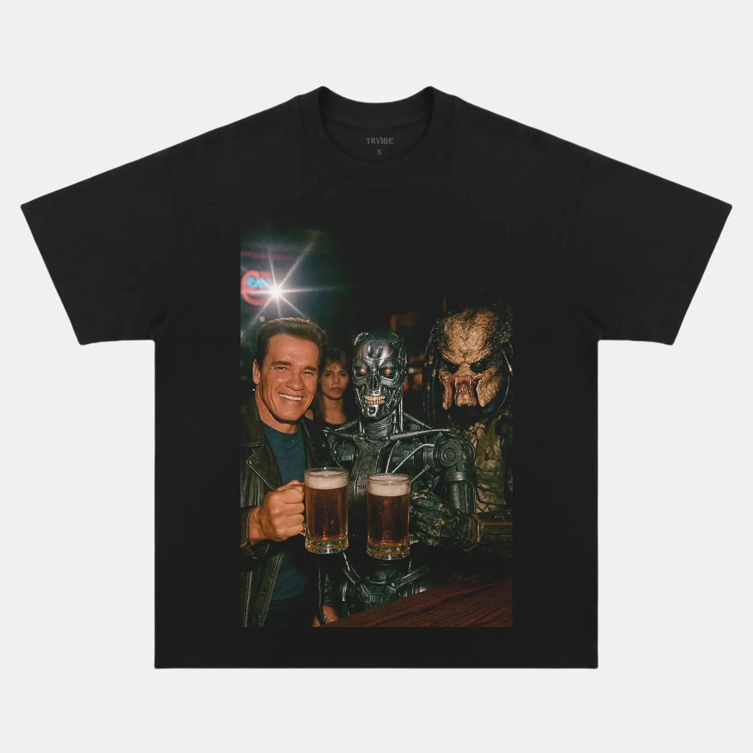 ARNIE & PREDATOR & T-800 VINTAGE CLOTHES FUNNY HUMOR