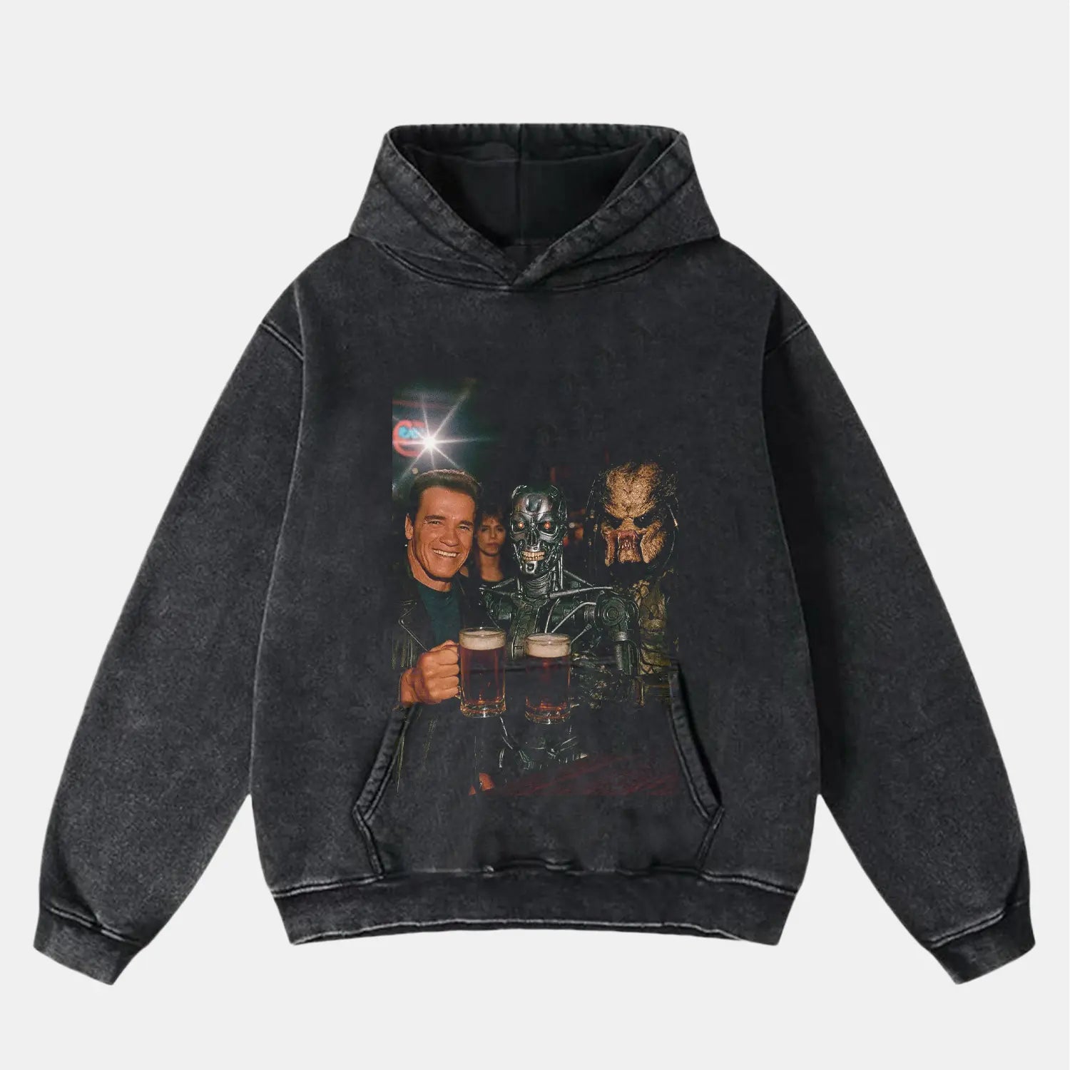 ARNIE & PREDATOR & T-800 VINTAGE CLOTHES FUNNY HUMOR