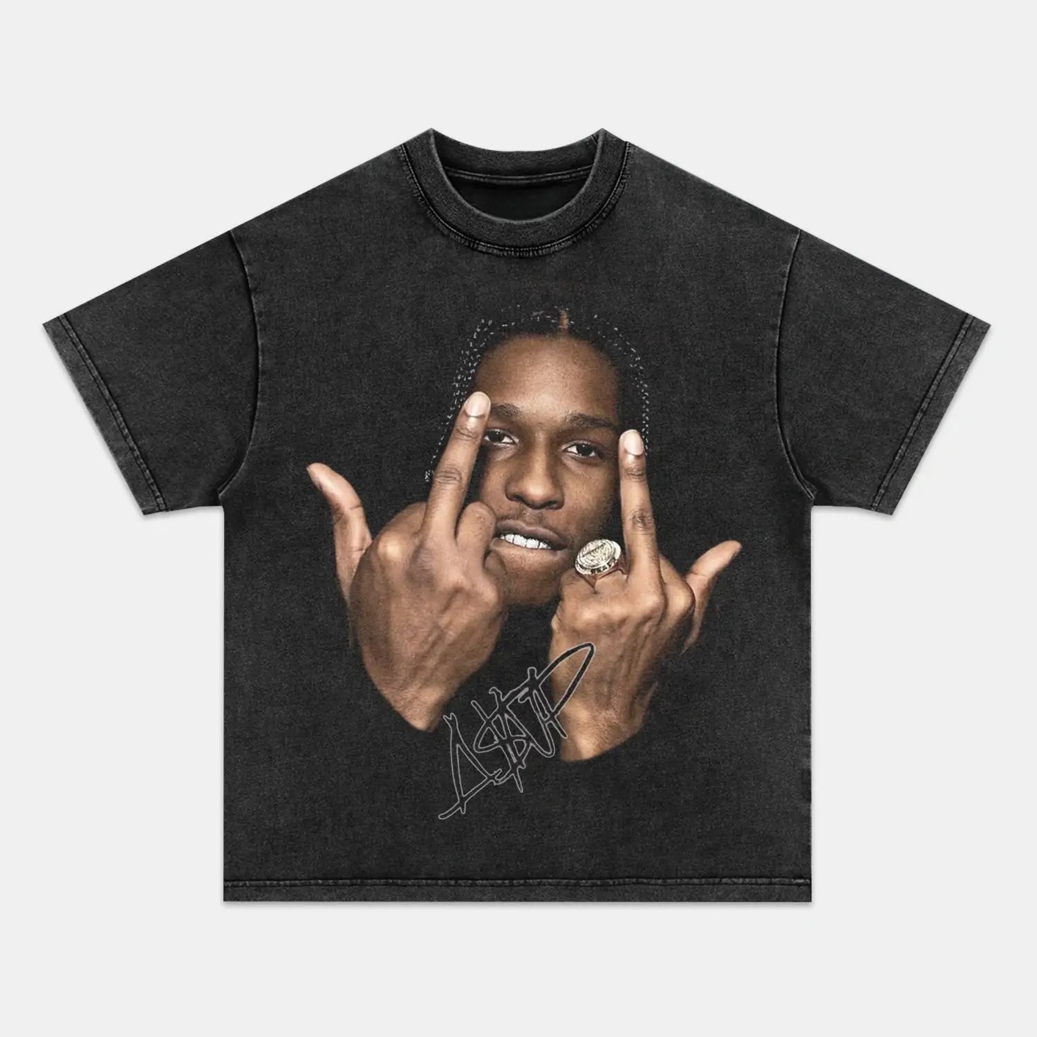 Premium ASAP ROCKY TEE | Custom Embroidery Available - Fast Turnaround HIP HOP MUSIC
