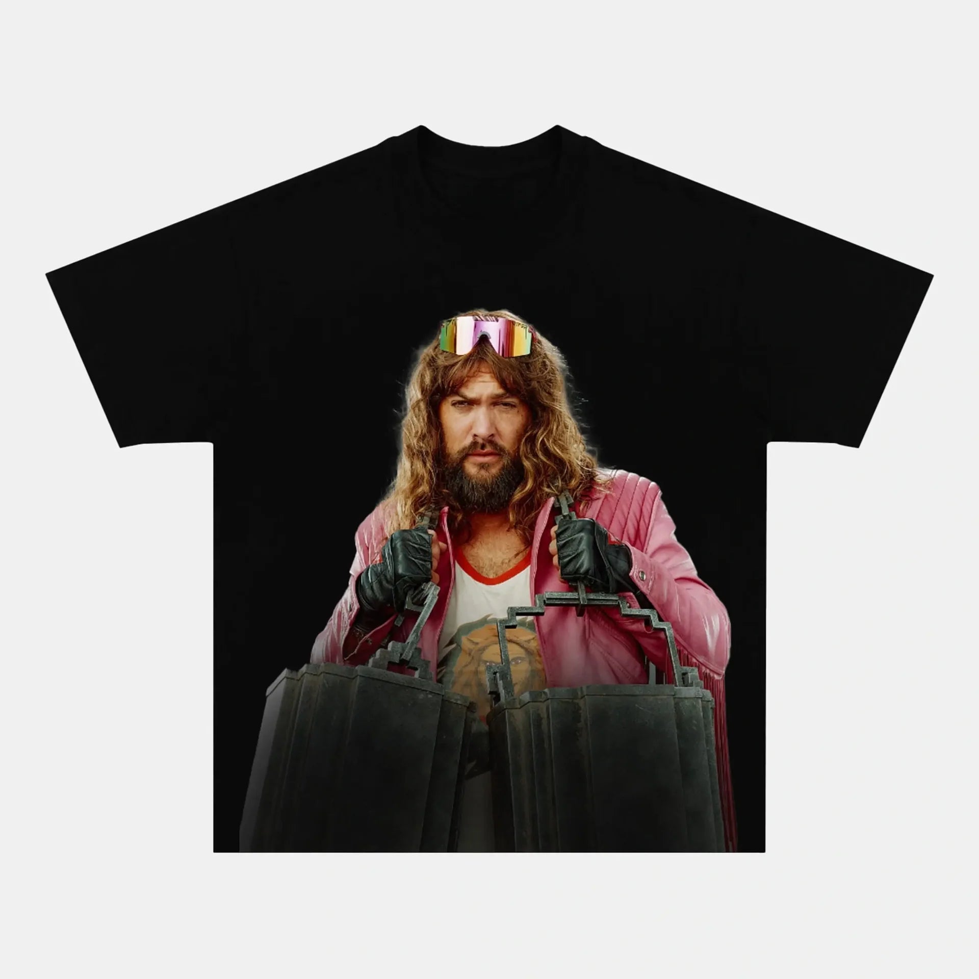 A MINECRAFT MOVIE V14 TEE BLACK GAMES MOVIES