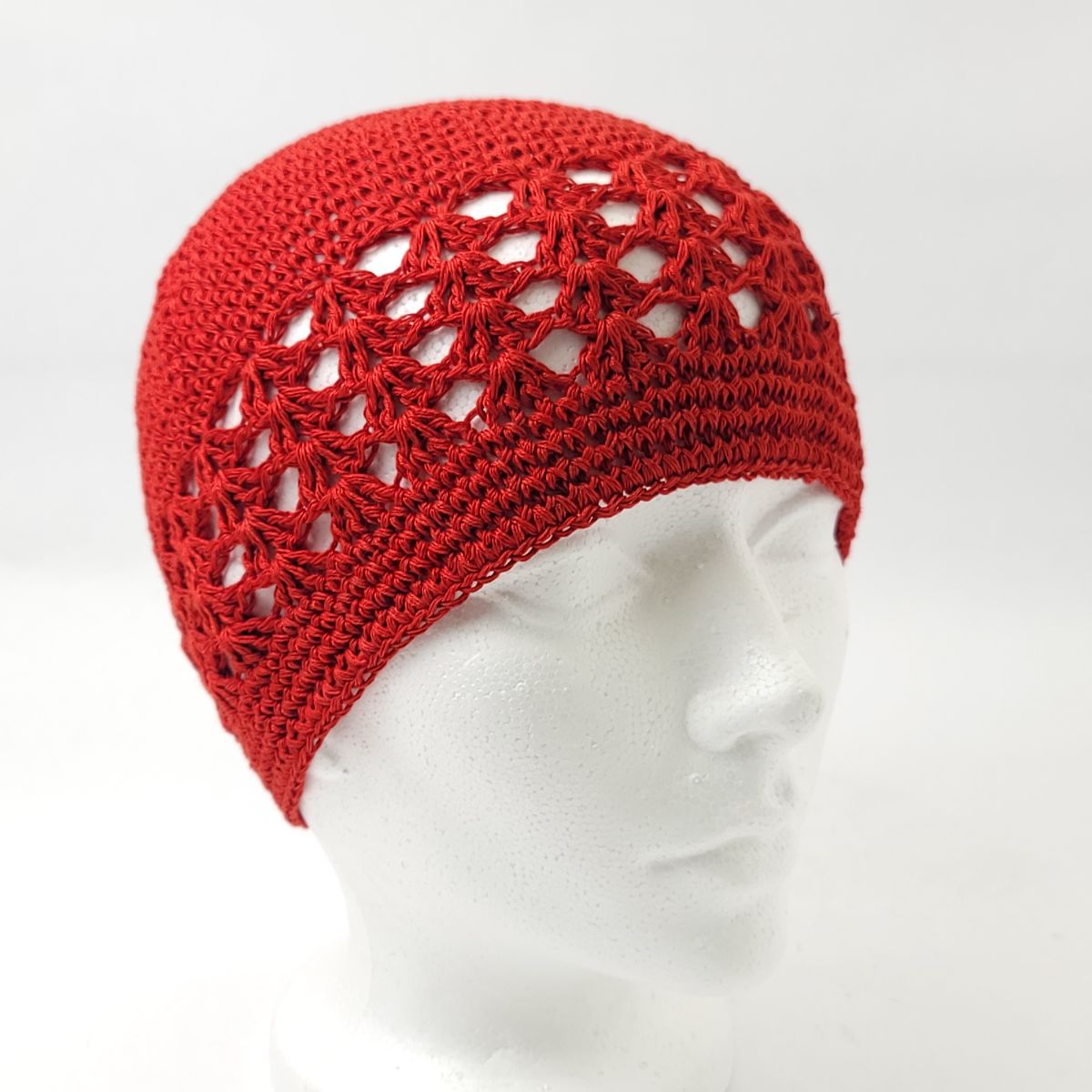 KUFI Knitted Snood, Beanie, Skull Cap - Multi-Coloured, One Size Red Accessories Dozen Special