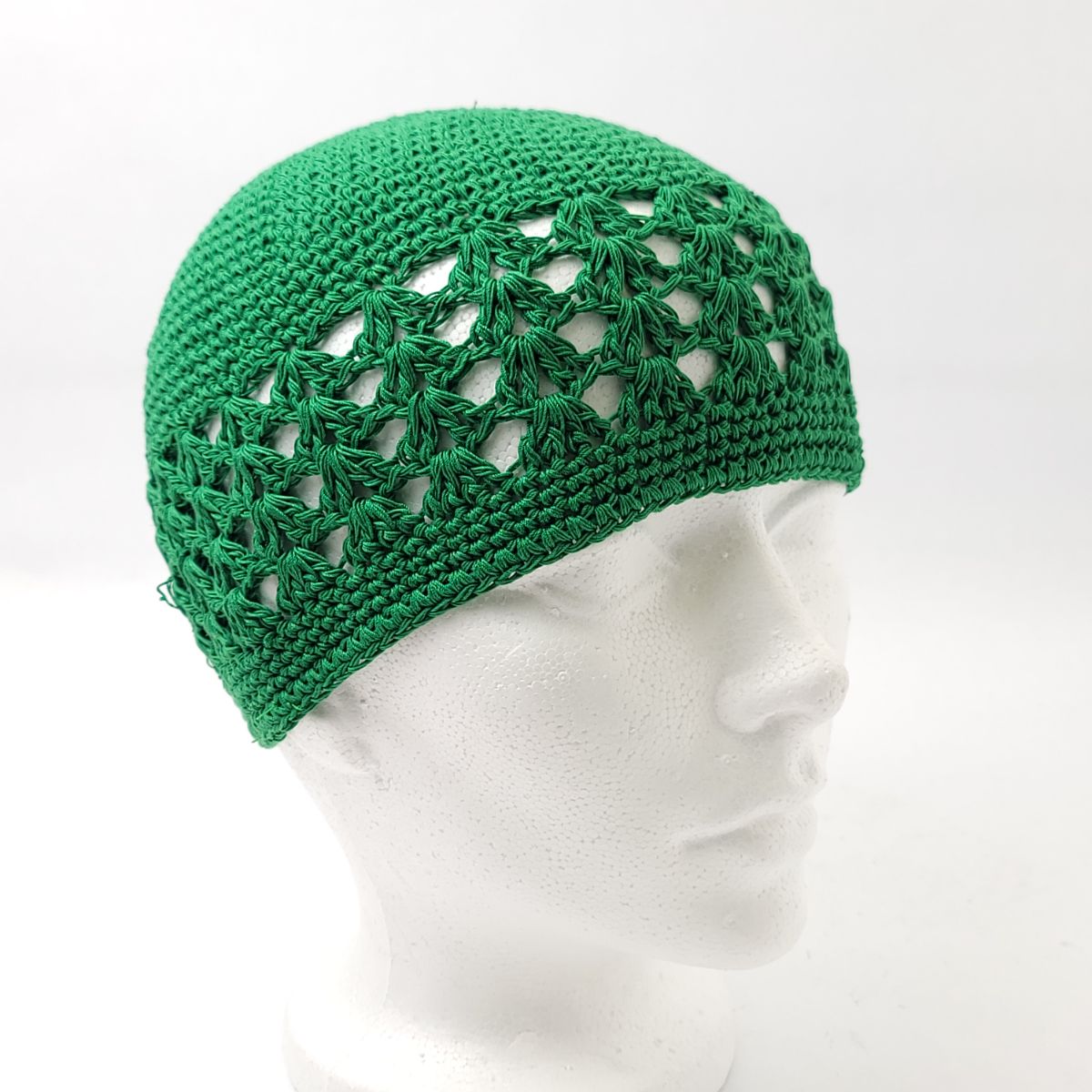 KUFI Knitted Snood, Beanie, Skull Cap - Multi-Coloured, One Size Kelly Green Accessories Dozen Special
