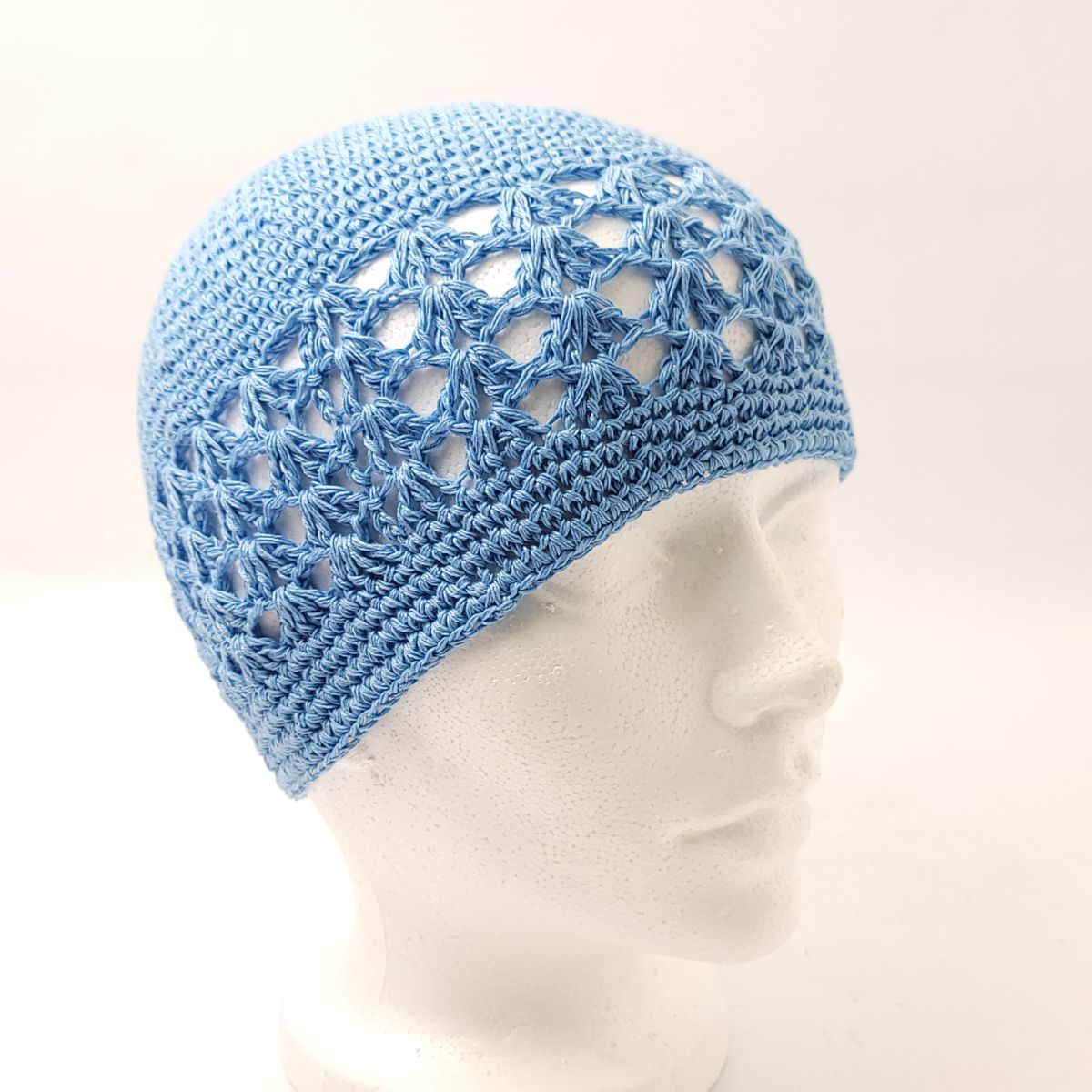 KUFI Knitted Snood, Beanie, Skull Cap - Multi-Coloured, One Size Sky Blue Accessories Dozen Special