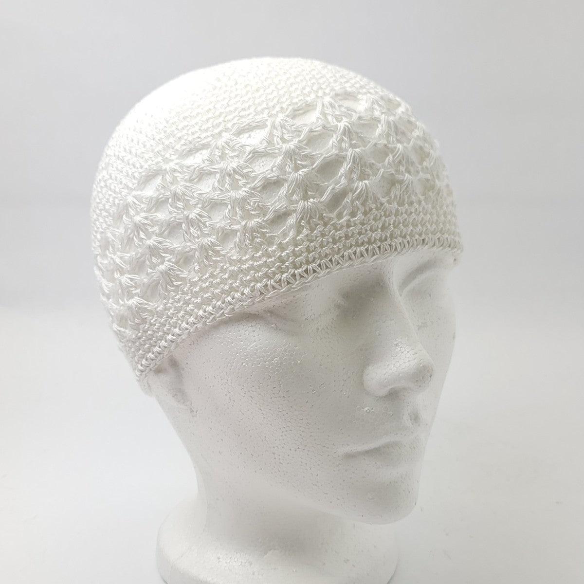 KUFI Knitted Snood, Beanie, Skull Cap - Multi-Coloured, One Size White Accessories Dozen Special